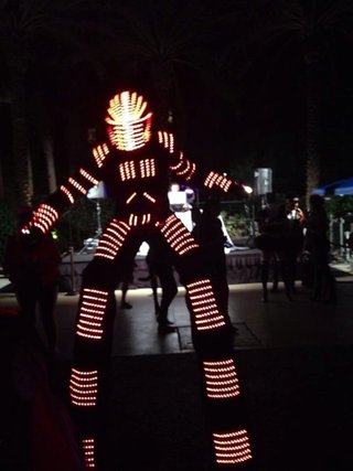 Light up stilts